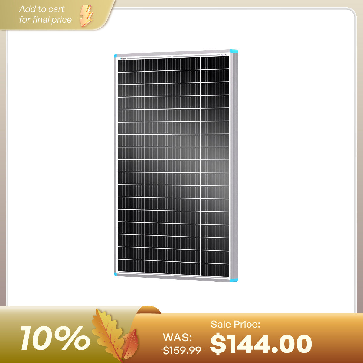 Renogy N-type monocrystalline solar panel