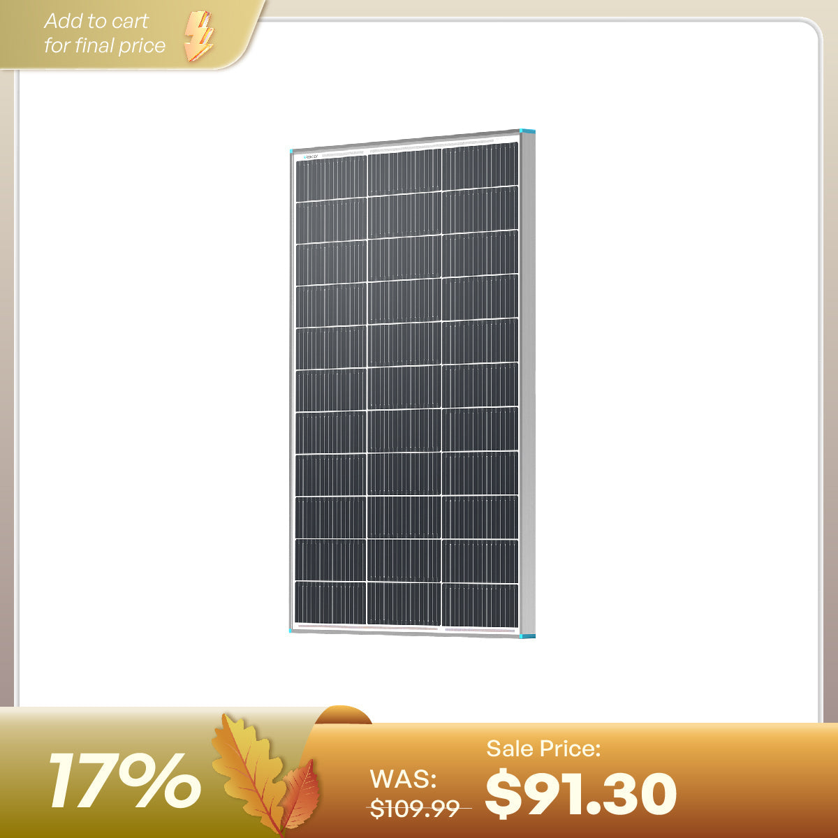 Renogy N-type monocrystalline solar panel