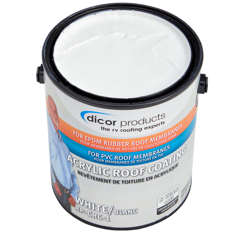 Dicor Acrylic Roof Coating, Part 2 for EPDM & PVC Roofing, 1 Gallon - RP-CRC-1
