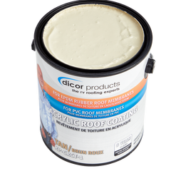 Dicor Acrylic Roof Coating, Part 2 for EPDM & PVC Roofing, 1 Gallon - RP-CRCT-1