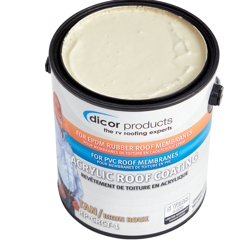 Dicor Acrylic Roof Coating, Part 2 for EPDM & PVC Roofing, 1 Gallon - RP-CRCT-1
