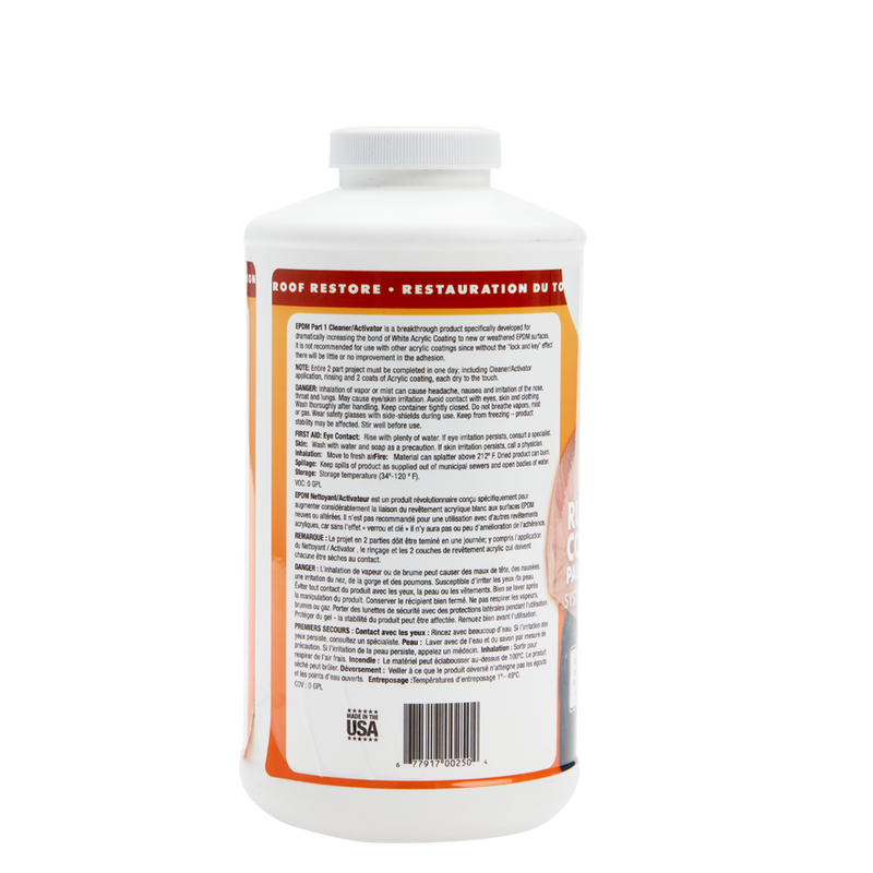 Dicor Rubber Roof Cleaner/Activator, Part 1 for EPDM & PVC Roofing, 1 Quart - view 3