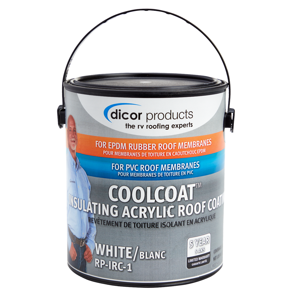 Dicor CoolCoat Acrylic Roof Coating, Part 2 for EPDM & PVC Roofing, 1 Gallon - view 2