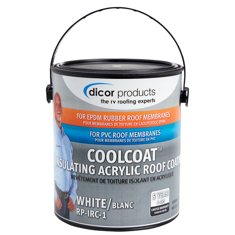 Dicor CoolCoat Acrylic Roof Coating, Part 2 for EPDM & PVC Roofing, 1 Gallon - view 2