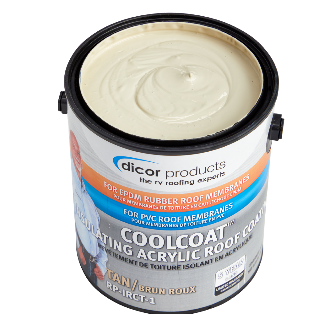 Dicor CoolCoat Acrylic Roof Coating, Part 2 for EPDM & PVC Roofing, 1 Gallon - view 4