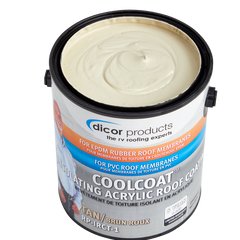 Dicor CoolCoat Acrylic Roof Coating, Part 2 for EPDM & PVC Roofing, 1 Gallon - view 4