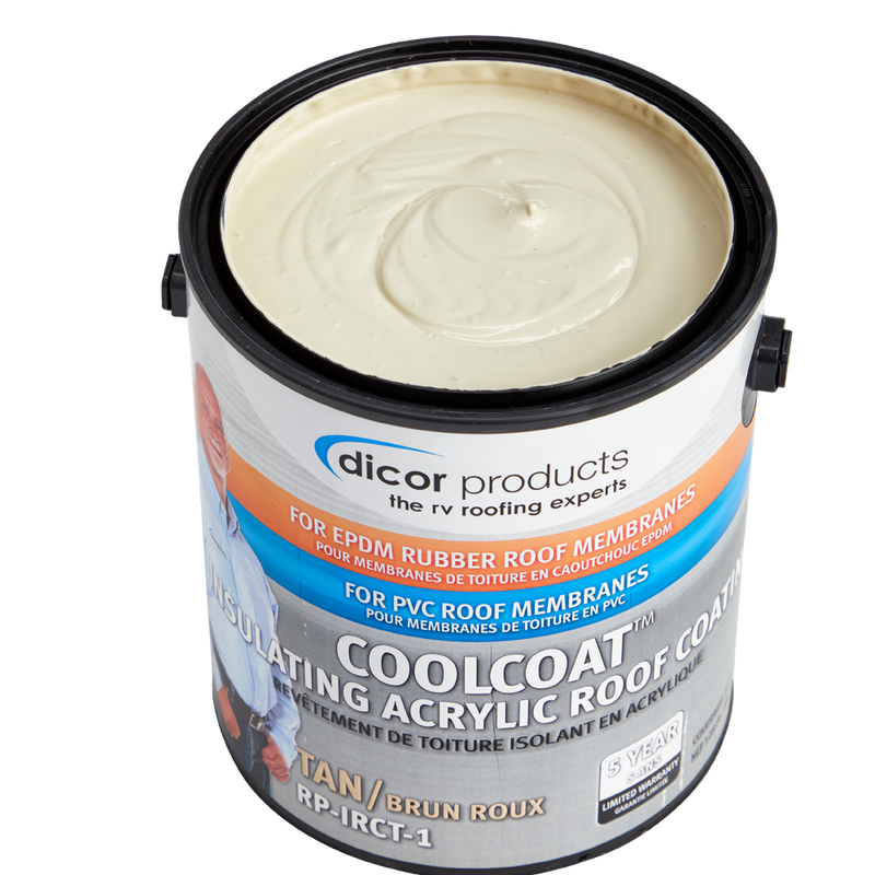 Dicor CoolCoat Acrylic Roof Coating, Part 2 for EPDM & PVC Roofing, 1 Gallon - view 4
