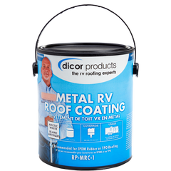 Dicor Elastomeric Metal RV Roof Coating, White, 1 Gallon - view 2