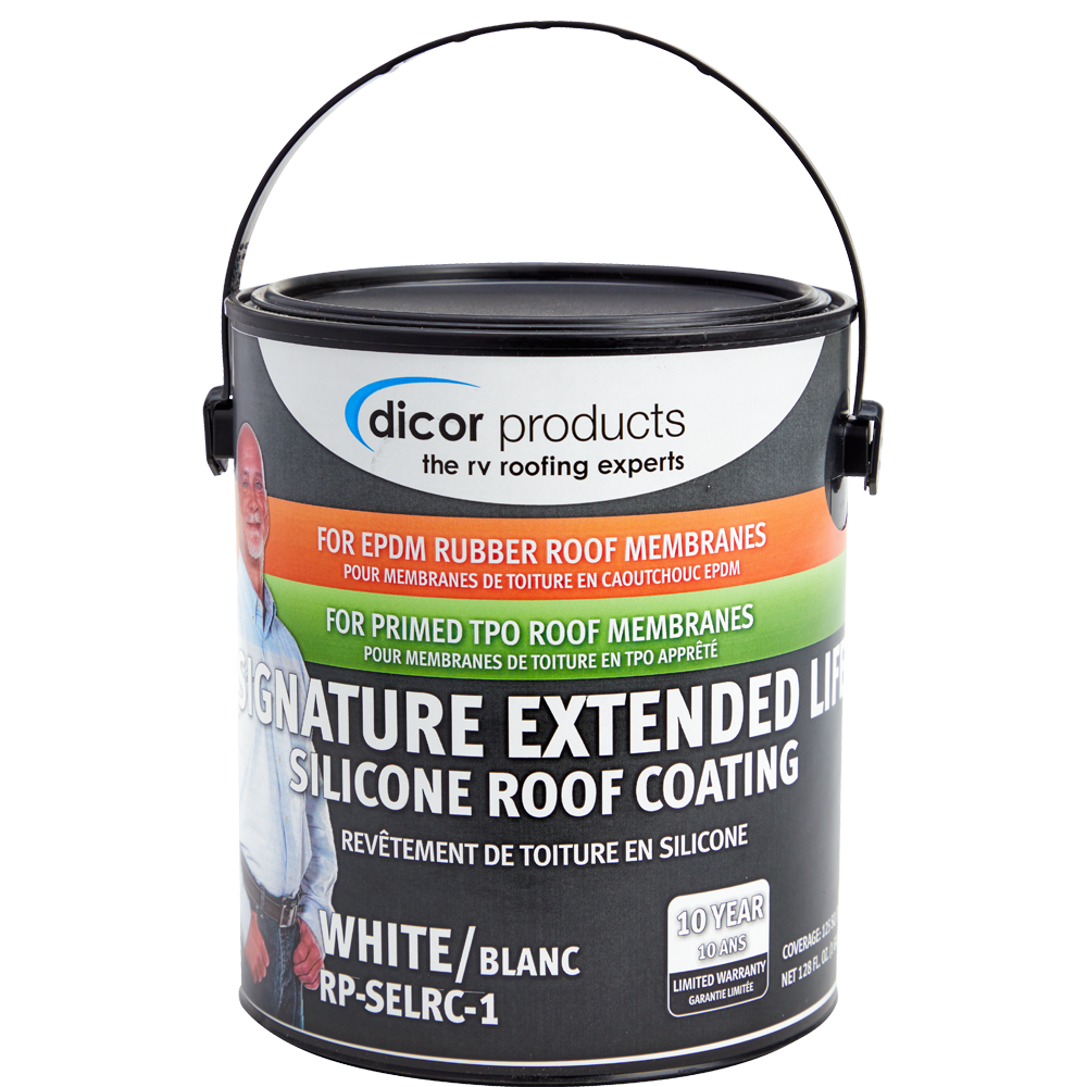 Dicor Signature Extended Life Silicone Roof Coating, Part 2 for EPDM & TPO Roofing, 1 Gallon - view 2