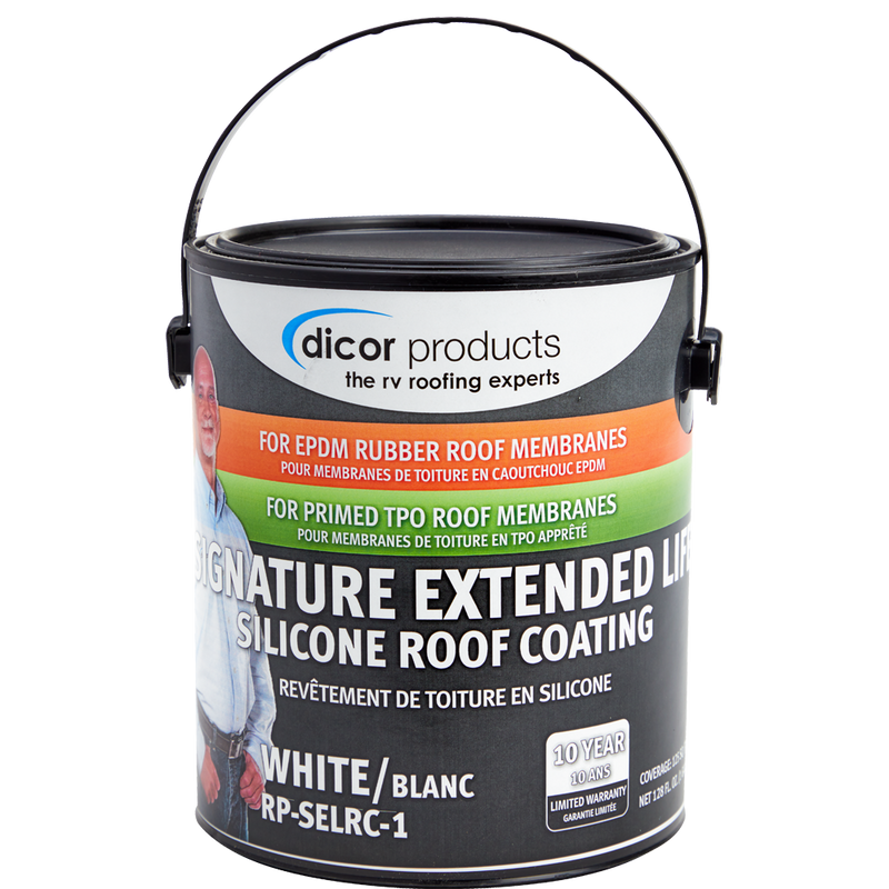 Dicor Signature Extended Life Silicone Roof Coating, Part 2 for EPDM & TPO Roofing, 1 Gallon - view 2