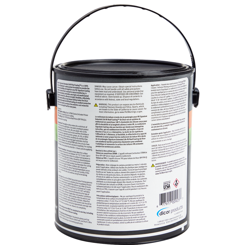 Dicor Signature Extended Life Silicone Roof Coating, Part 2 for EPDM & TPO Roofing, 1 Gallon - view 3