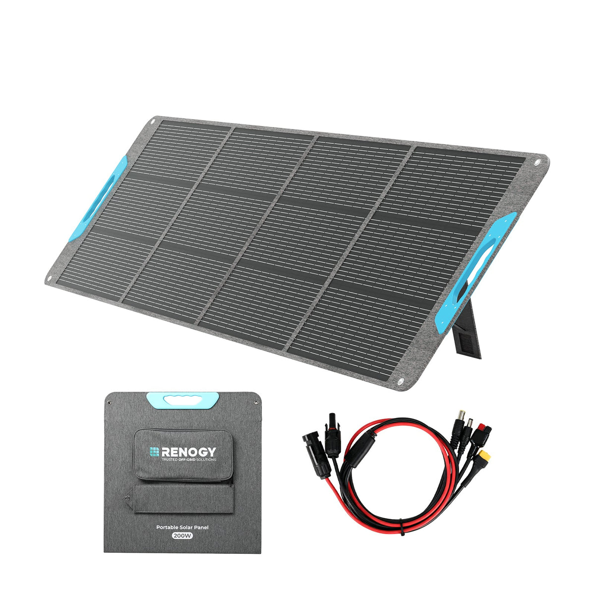 Renogy 200W N-Type portable solar panel, folded