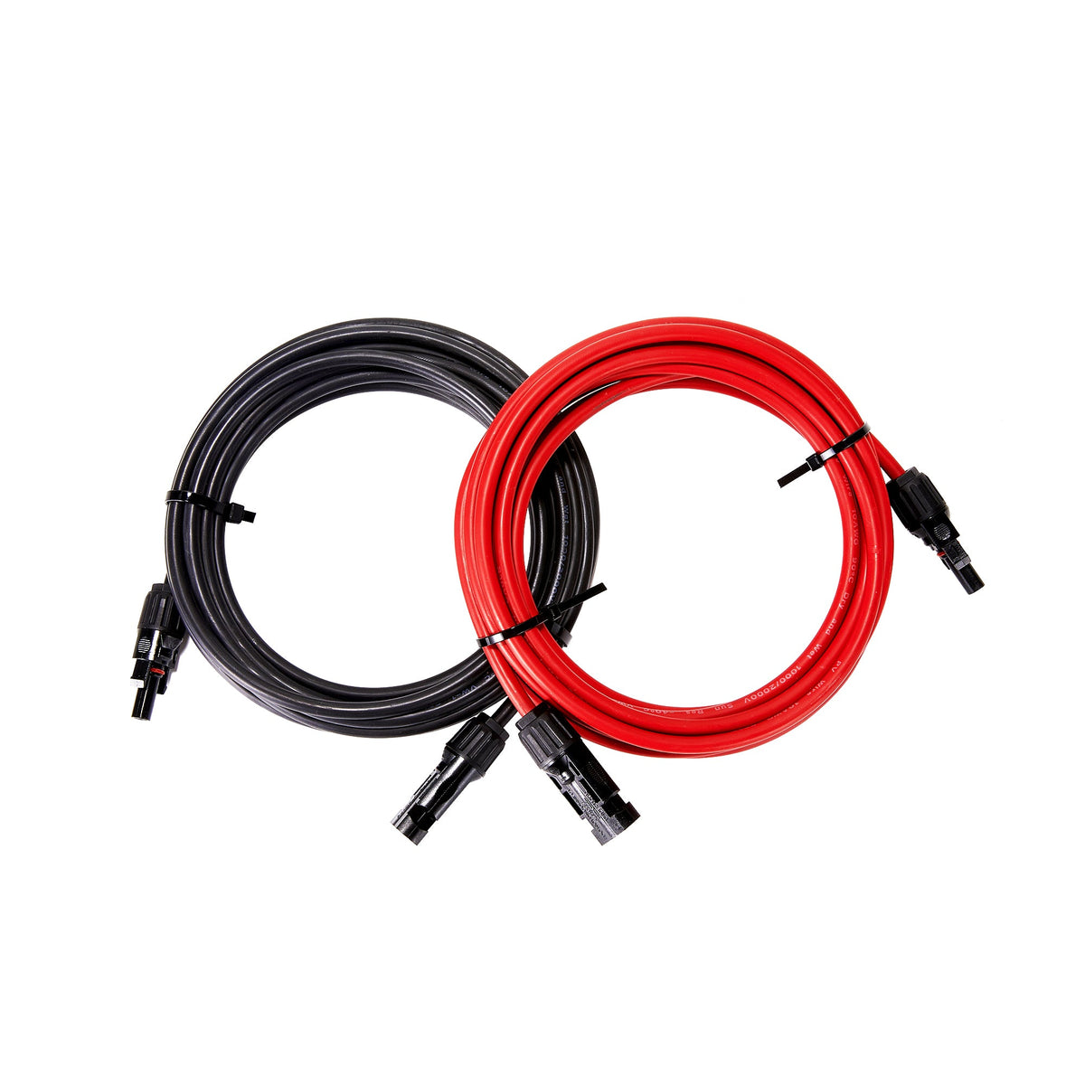 Rich Solar 10 Gauge Solar Panel Extension Cable with Male and Female Solar Connector Ends