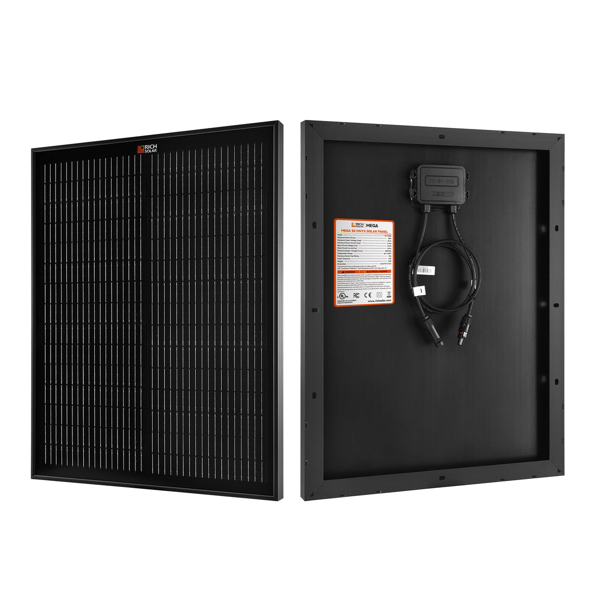 Rich Solar MEGA 50 ONYX 50 Watt Solar Panel