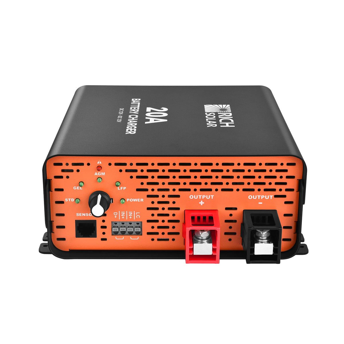 Rich Solar 12V 20A DC-DC Battery Charger for RV, Van, Boat, Off-Grid