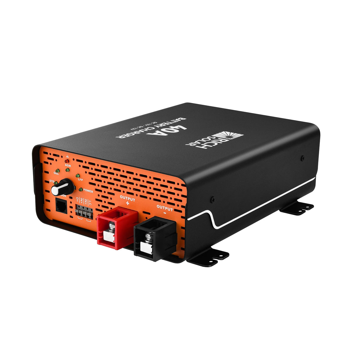Rich Solar 12V 40A DC-DC Battery Charger for RVs, Vans, Boats & Off-Grid Systems
