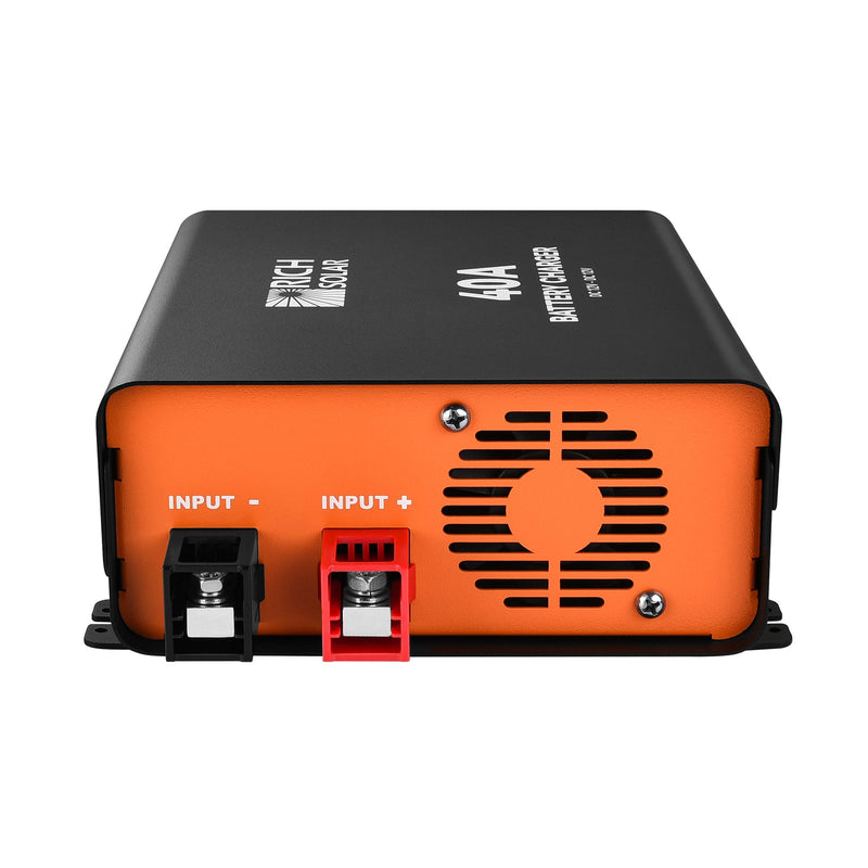 Rich Solar 12V 40A DC-DC Battery Charger for RVs, Vans, Boats & Off-Grid Systems