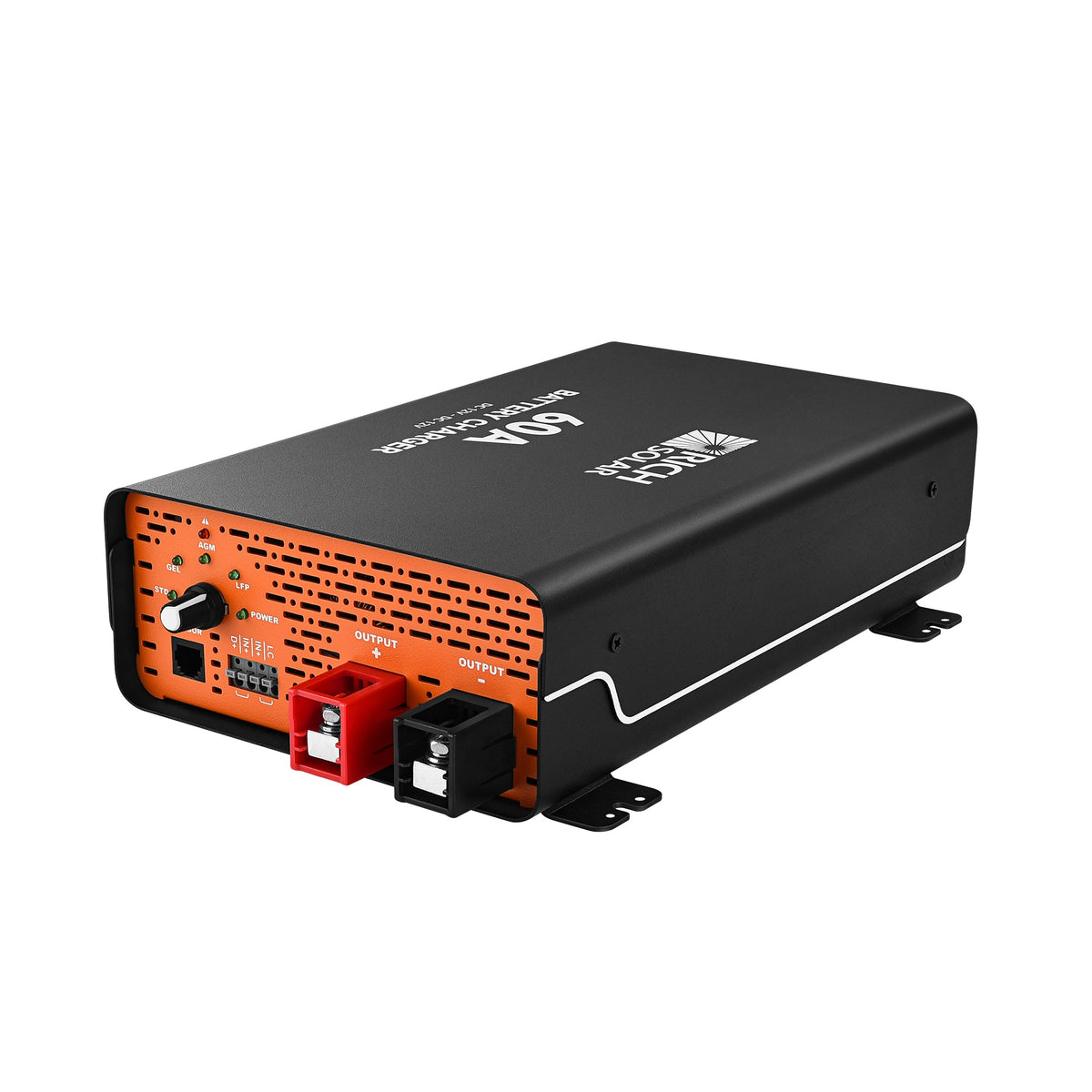 Rich Solar 12V 60A DC-DC Battery Charger for RVs, Vans, Boats & Off-Grid Systems