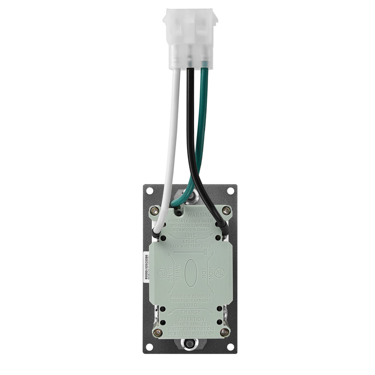 Rich Solar Slim GFCI Outlet 20 Amp Self-Test, Tamper-Resistant, LED Indicator, UL Listed