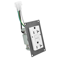 Rich Solar Slim GFCI Outlet 20 Amp Self-Test, Tamper-Resistant, LED Indicator, UL Listed