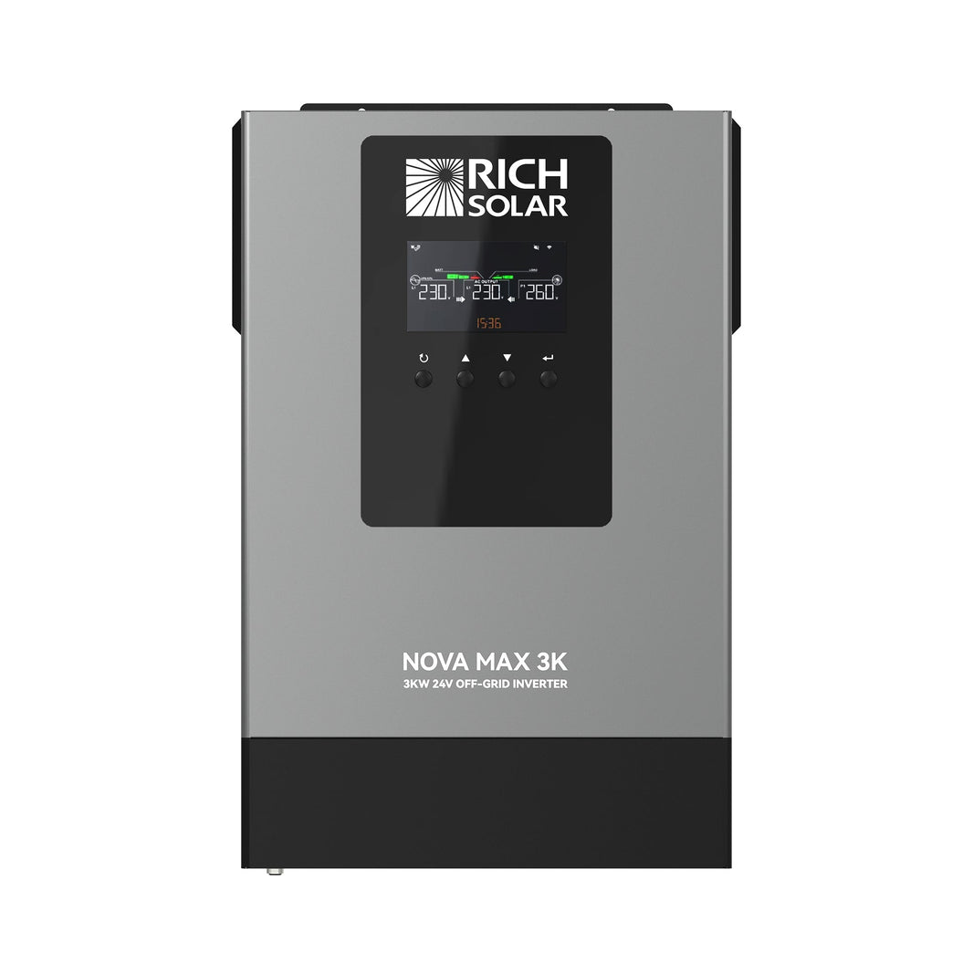 Rich Solar NOVA MAX 3K 2026 24V 3000W Off-Grid Hybrid Inverter