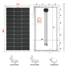 Rich Solar MEGA 100 100 Watt Solar Panel