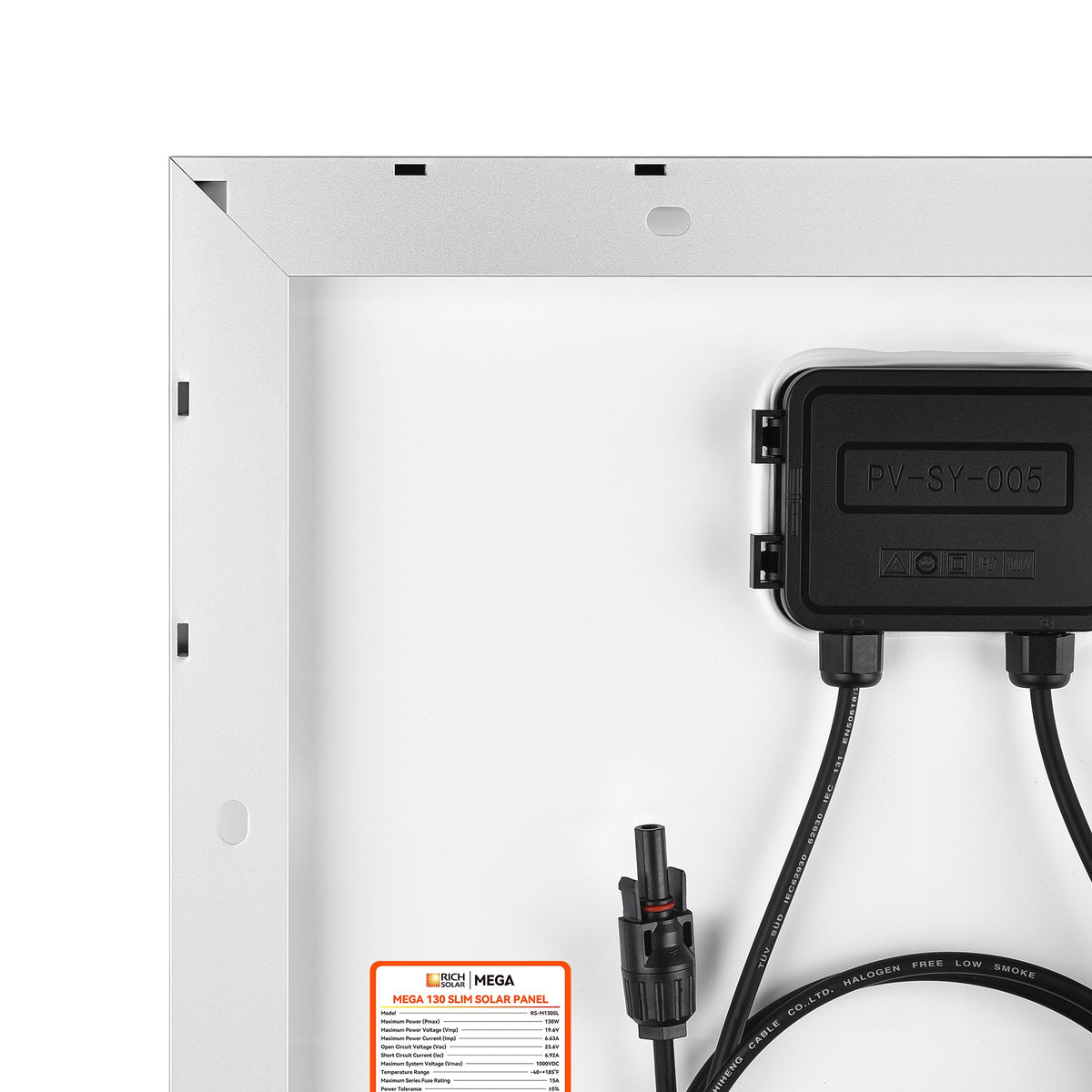 Rich Solar MEGA 130 SLIM 130 Watt Slim Solar Panel