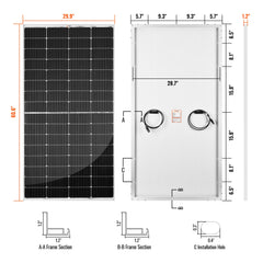 Rich Solar MEGA 250 250 Watt Solar Panel