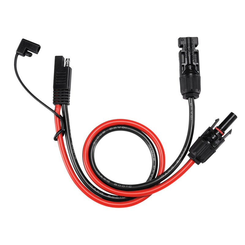 Rich Solar 10AWG Solar Connector to SAE Adapter Connect Solar Panel Connectors to SAE Plug