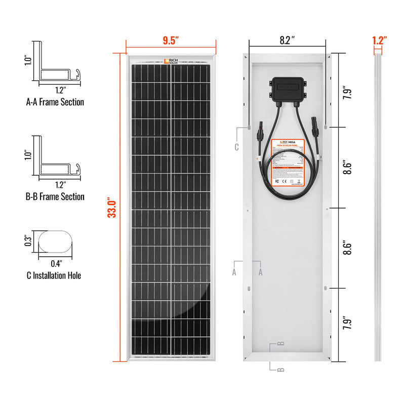 Rich Solar MEGA 35 35 Watt Solar Panel