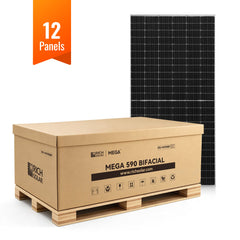 Rich Solar MEGA 590 BIFACIAL 590 Watt Bifacial Solar Panel