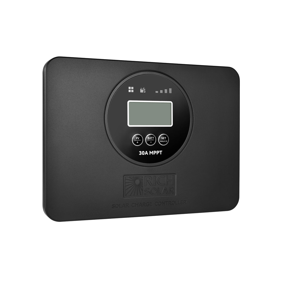 Rich Solar BRAVO PRO 30 Premium 30A 12V/24V MPPT Flush Mount Solar Controller for RVs, Trailers, Campers, Vans, Boats, Off-Grid