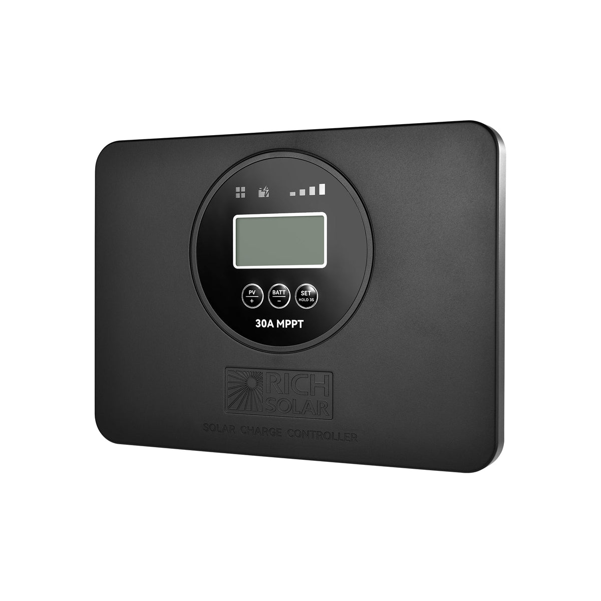 Rich Solar BRAVO PRO 30 Premium 30A 12V/24V MPPT Flush Mount Solar Controller for RVs, Trailers, Campers, Vans, Boats, Off-Grid