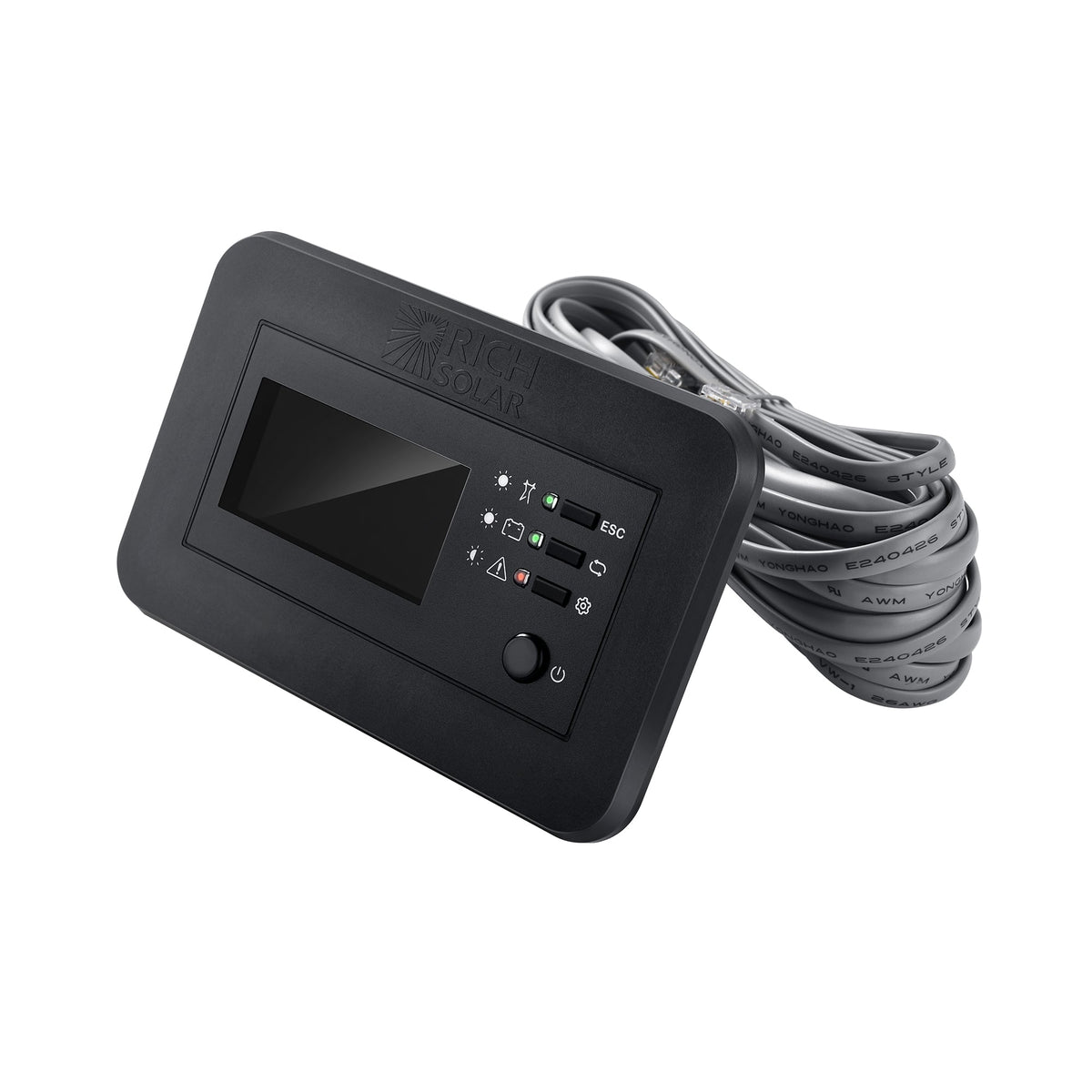 Rich Solar Inverter Remote Controller with LCD Wall-Mount Meter for NOVA SWITCH & SUPERCHARGER