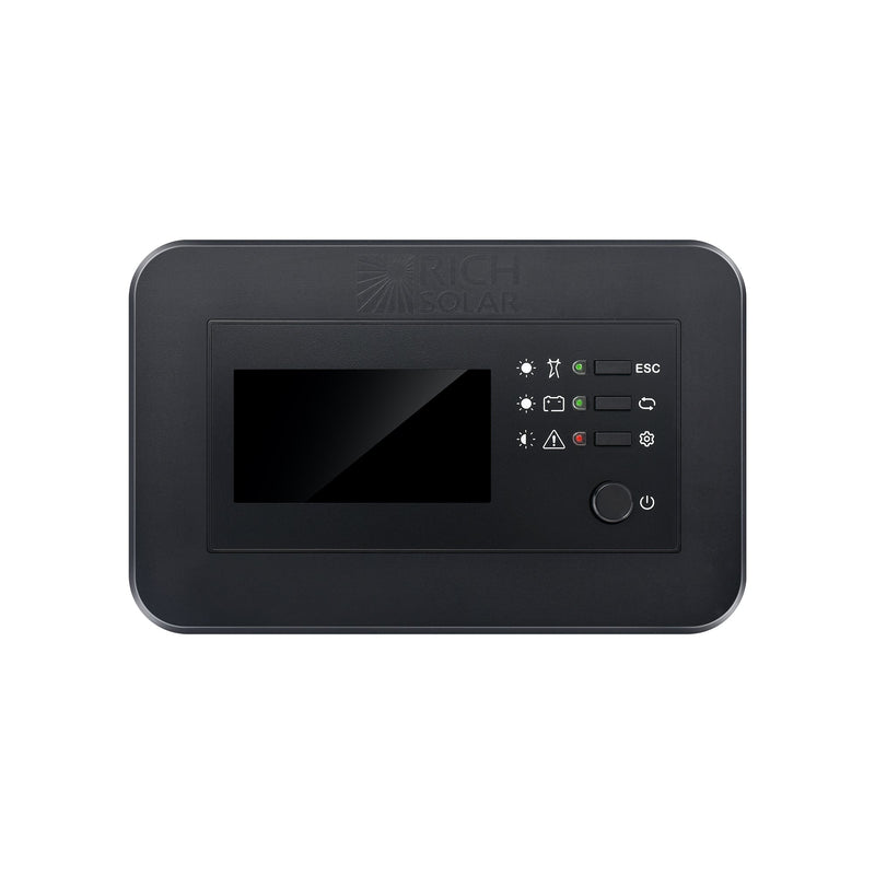 Rich Solar Inverter Remote Controller with LCD Wall-Mount Meter for NOVA SWITCH & SUPERCHARGER