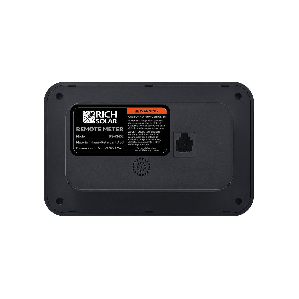 Rich Solar Inverter Remote Controller with LCD Wall-Mount Meter for NOVA SWITCH & SUPERCHARGER
