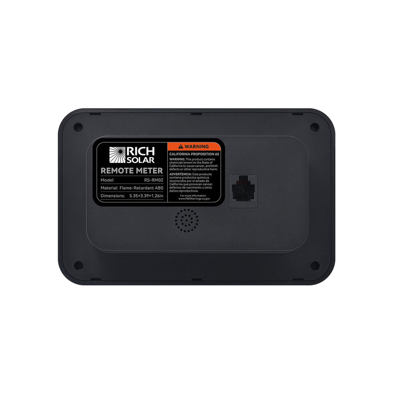 Rich Solar Inverter Remote Controller with LCD Wall-Mount Meter for NOVA SWITCH & SUPERCHARGER