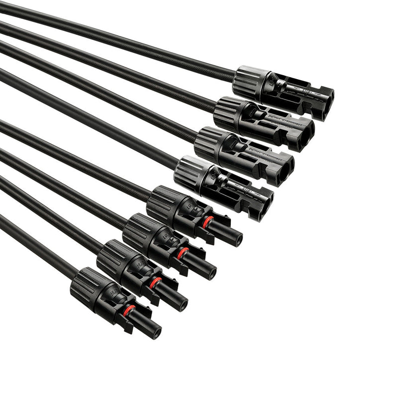 Rich Solar Y Branch Parallel Adapters 4-to-1 4-to-1 Weatherproof Parallel Adapters for Solar Panels