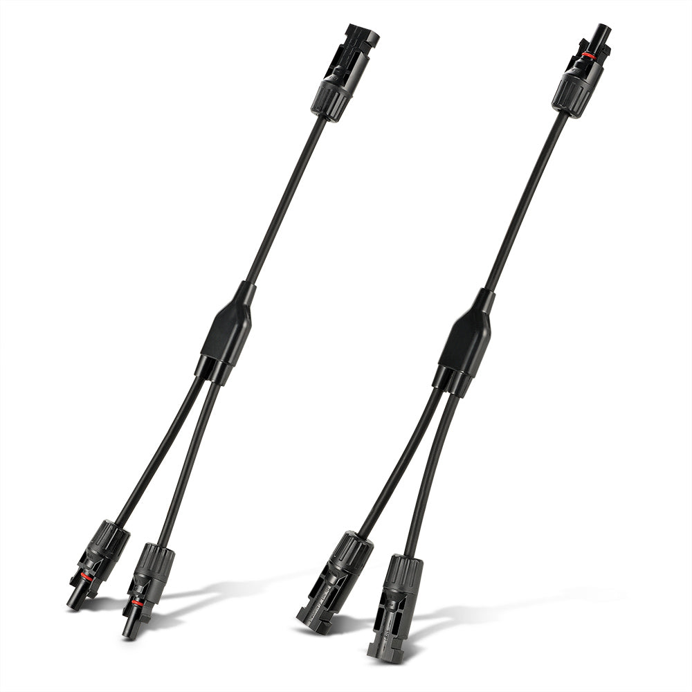 Rich Solar Y Branch 2-to-1 Solar Panel Parallel Adapters