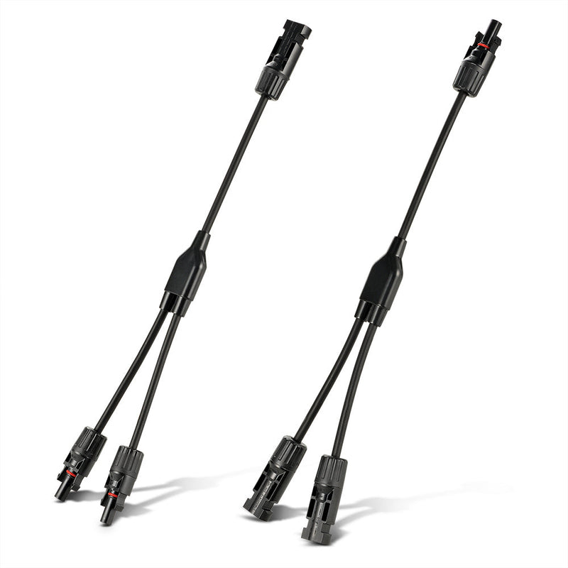 Rich Solar Y Branch 2-to-1 Solar Panel Parallel Adapters