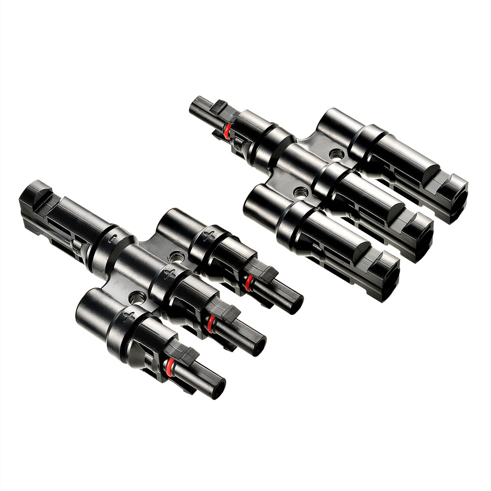 Rich Solar Y Branch Parallel Connectors 3-to-1 3-to-1 Weatherproof Parallel Connectors for Solar Panels