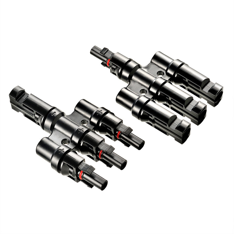 Rich Solar Y Branch Parallel Connectors 3-to-1 3-to-1 Weatherproof Parallel Connectors for Solar Panels
