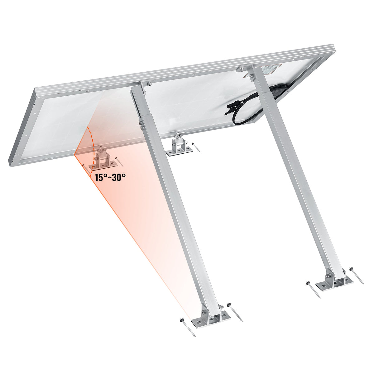Rich Solar Tilt Mount Adjustable Tilt Mount for Roofs and Flat Surfaces