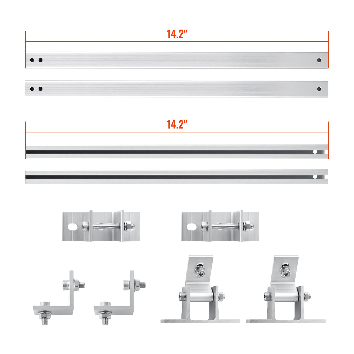 Rich Solar Tilt Mount Adjustable Tilt Mount for Roofs and Flat Surfaces