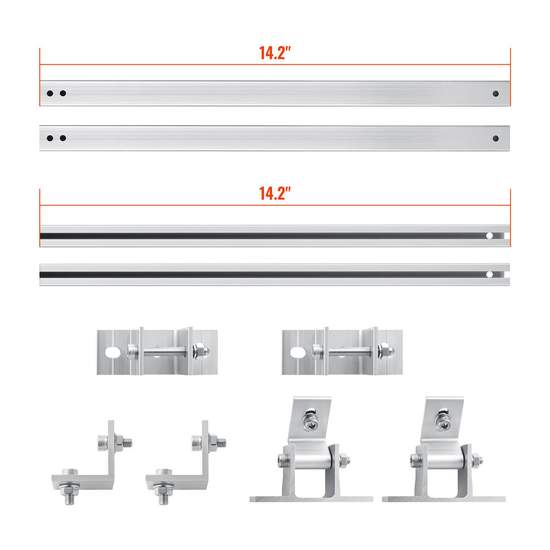 Rich Solar Tilt Mount Adjustable Tilt Mount for Roofs and Flat Surfaces