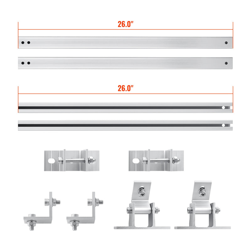 Rich Solar Tilt Mount Adjustable Tilt Mount for Roofs and Flat Surfaces