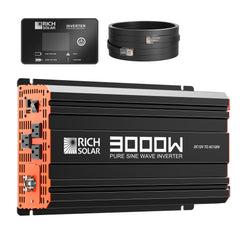 Rich Solar NOVA PURE 3K 3000 Watt (3kW) 12 Volt Industrial Pure Sine Wave Inverter