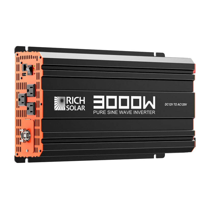 Rich Solar NOVA PURE 3K 3000 Watt (3kW) 12 Volt Industrial Pure Sine Wave Inverter