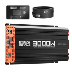 Rich Solar NOVA PURE MAX 3K 3000 Watt (3kW) 24 Volt Industrial Pure Sine Wave Inverter