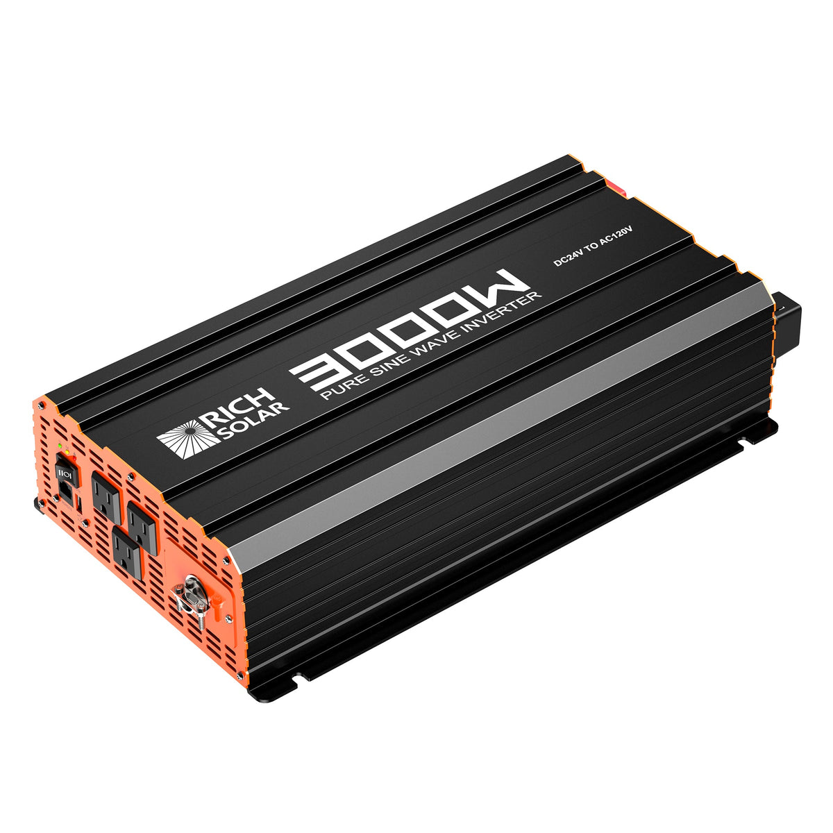 Rich Solar NOVA PURE MAX 3K 3000 Watt (3kW) 24 Volt Industrial Pure Sine Wave Inverter